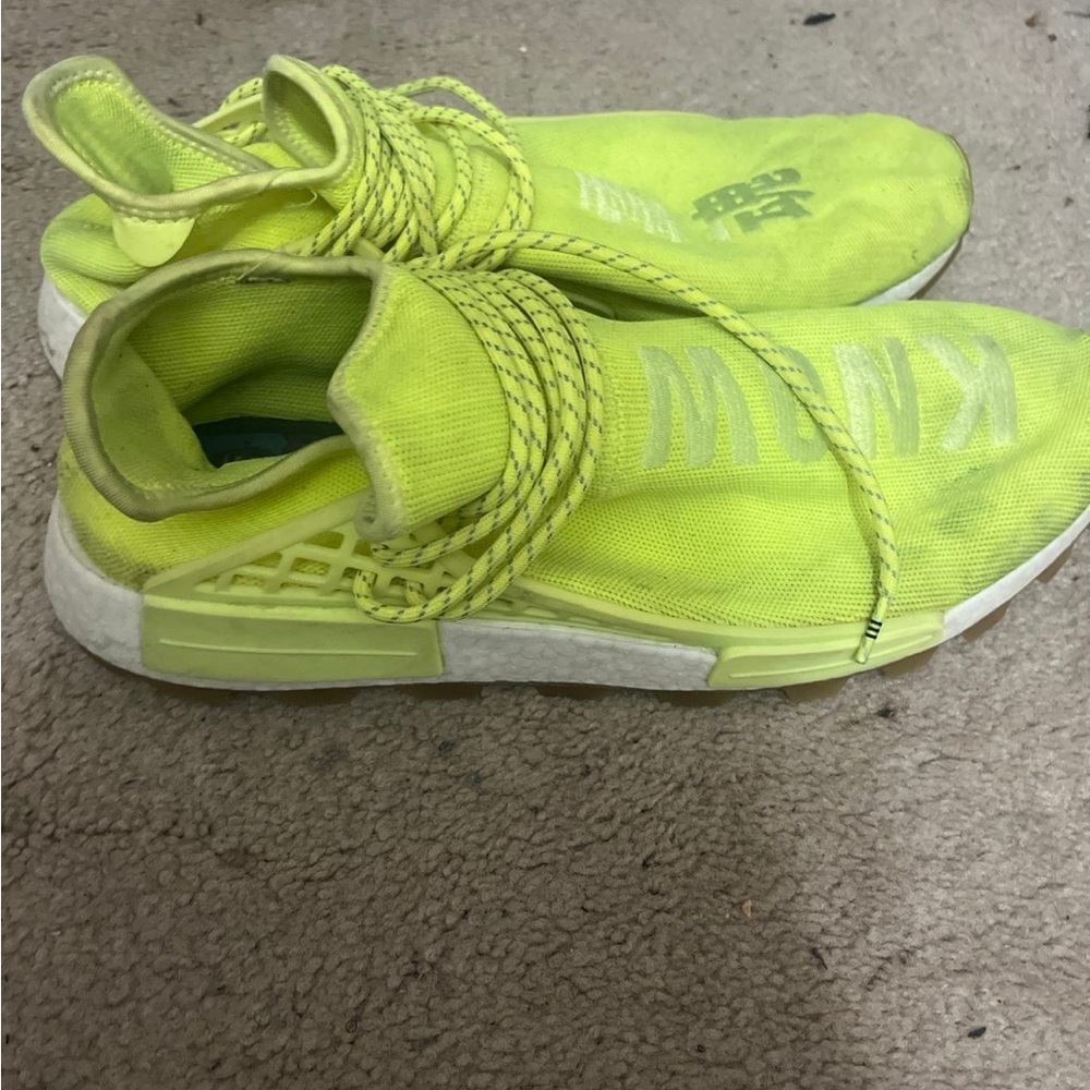 Pharrell x nmd human races solar yellow